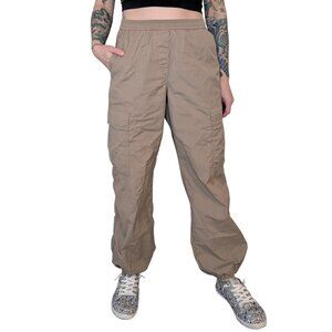 Uniqlo Cargo High-Waisted Baggy Jogger Khaki | S